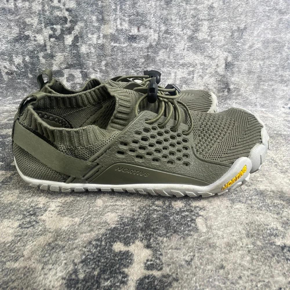 Nortiv 8 Aqua Shoes Mens 4 Olive Green Lightweight Quick Dry Water Shoes